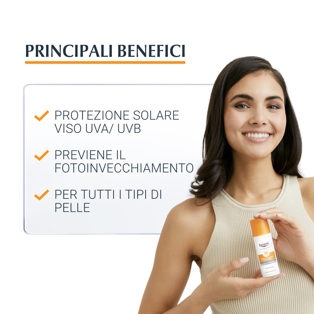 EUCERIN SUN PROTECTION SPF 30 PHOTOAGING CONTROL FACE SUN FLUID ANTI AGE 50 ML