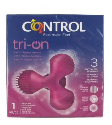 CONTROL TRI-ON VIBRATORE 3 IN 1 1 PEZZO CONTROL TRI-ON VIBRATORE 3 IN 1 1 PEZZO