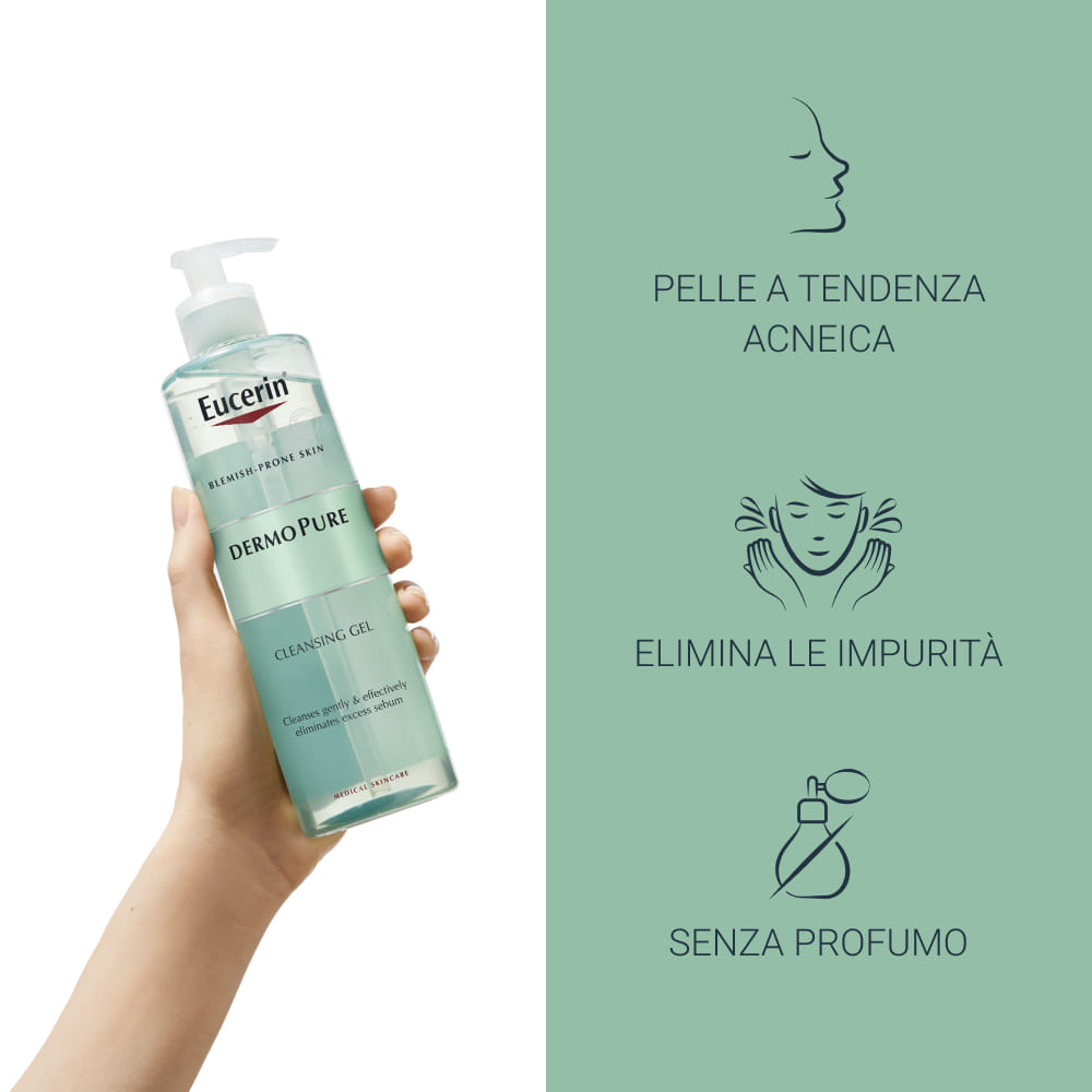 EUCERIN DERMOPURIFYER OIL CONTROL GEL DETERGENTE 400 ML