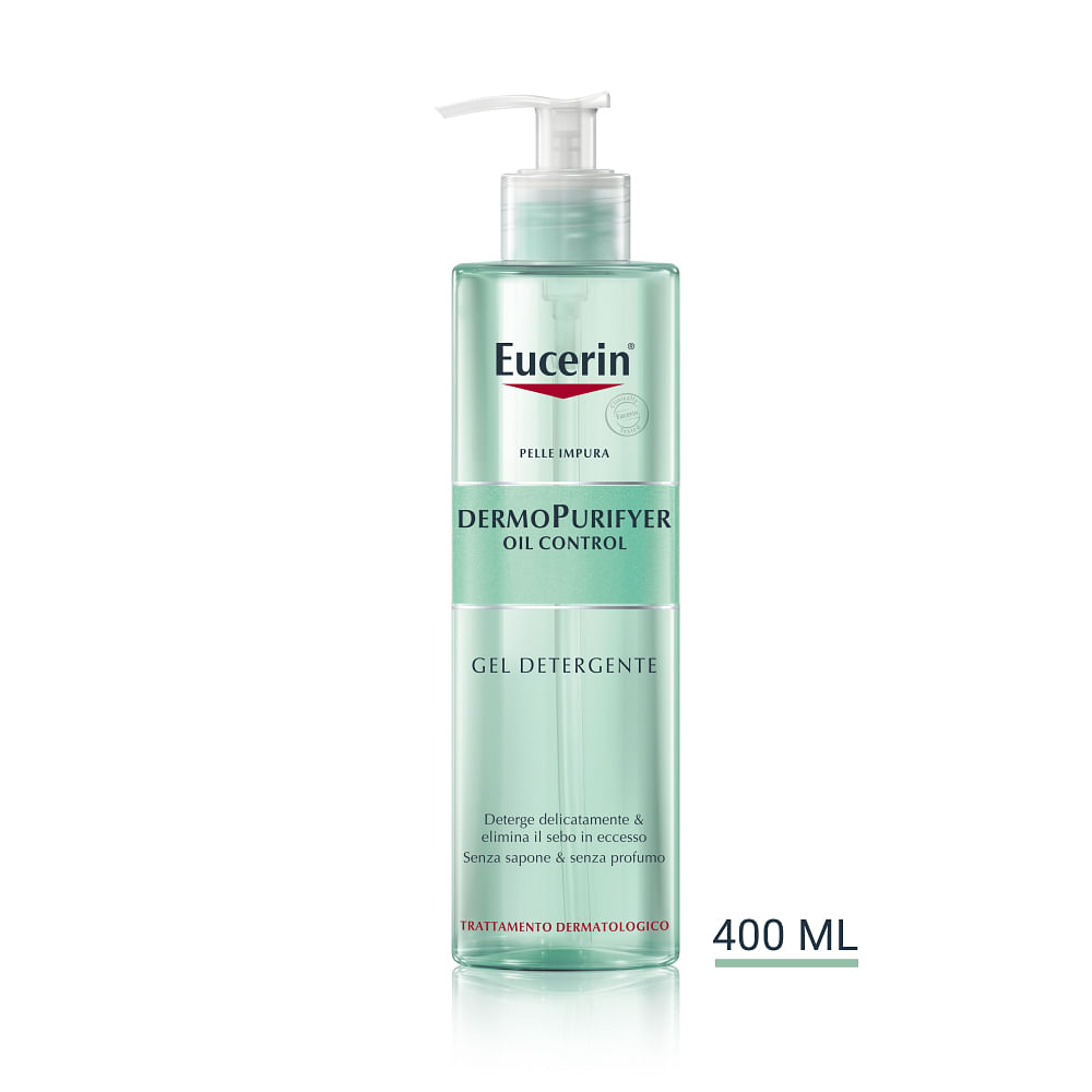 Eucerin Dermopurifyer Oil Control Gel Detergente 400 Ml