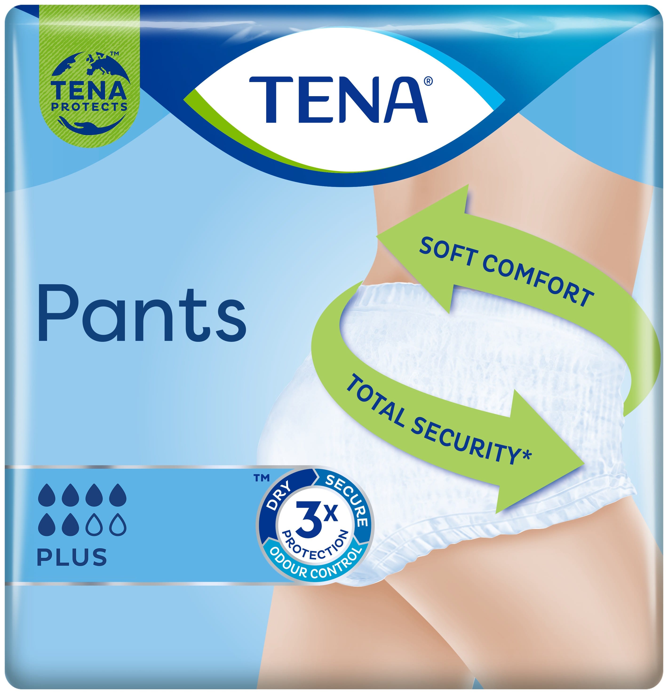 PANNOLONE PULL-UP TENA PANTS PLUS TAGLIA MEDIUM 9 PEZZI