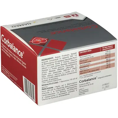 CORBALANCE 16 FLACONCINI DA 15 ML CORBALANCE 16 FLACONCINI DA 15 ML