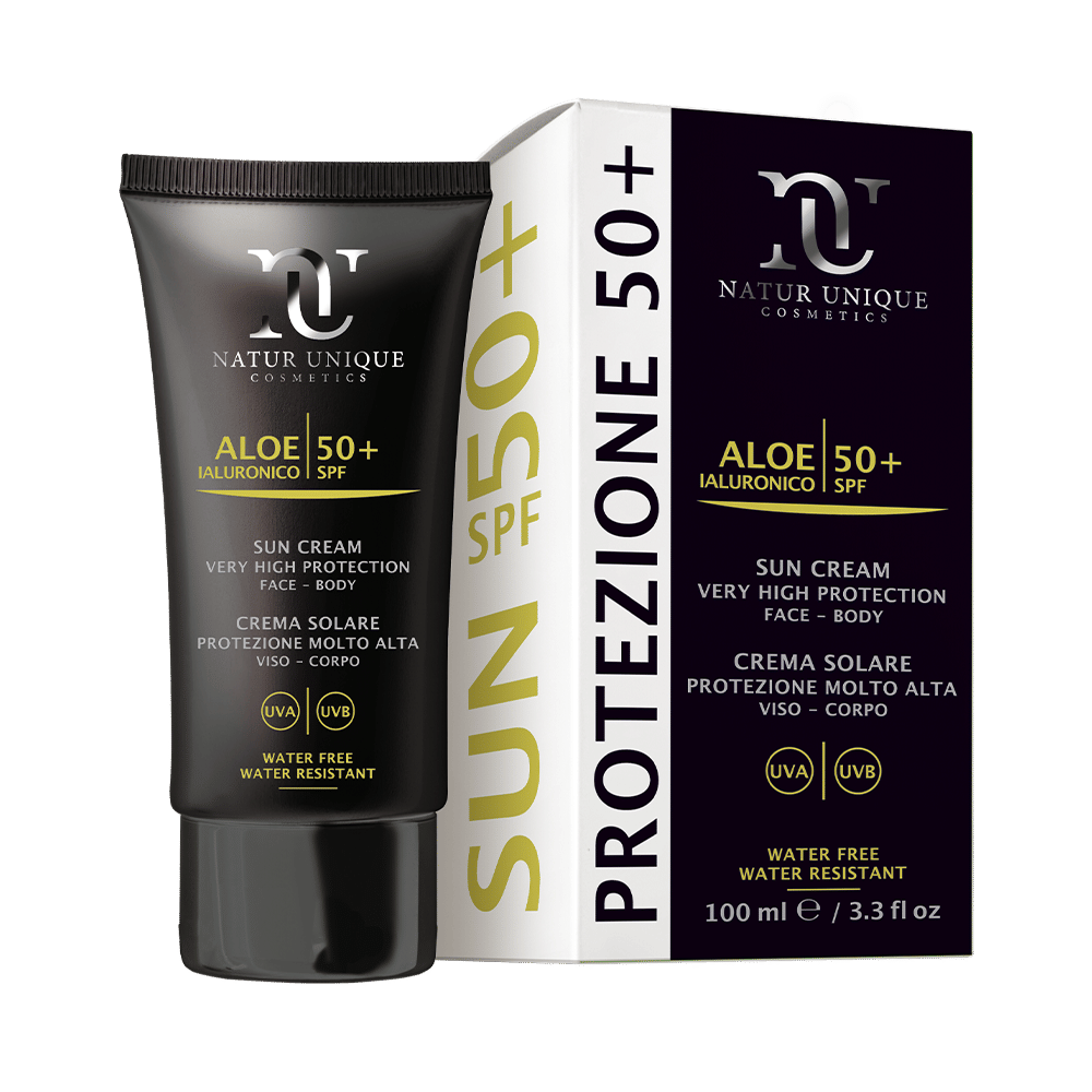NATUR UNIQUE CREMA SOLARE PROTETTIVA SPF 50+ VISO CORPO 100 ML