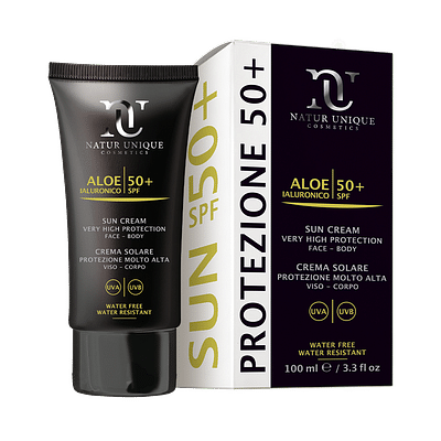 NATUR UNIQUE CREMA SOLARE PROTETTIVA SPF 50+ VISO CORPO 100 ML