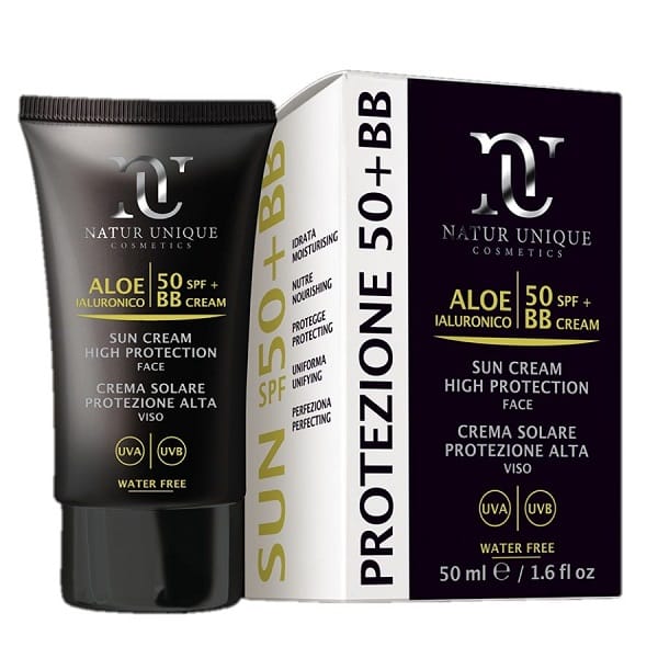 NATUR UNIQUE CREMA SOLARE PROTETTIVA SPF 50 CON BB VISO 50 ML