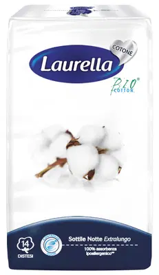 ASSORBENTE LAURELLA IN COTONE SOTTILE NOTTE DISTESO 14 PEZZI ASSORBENTE LAURELLA IN COTONE SOTTILE NOTTE DISTESO 14 PEZZI