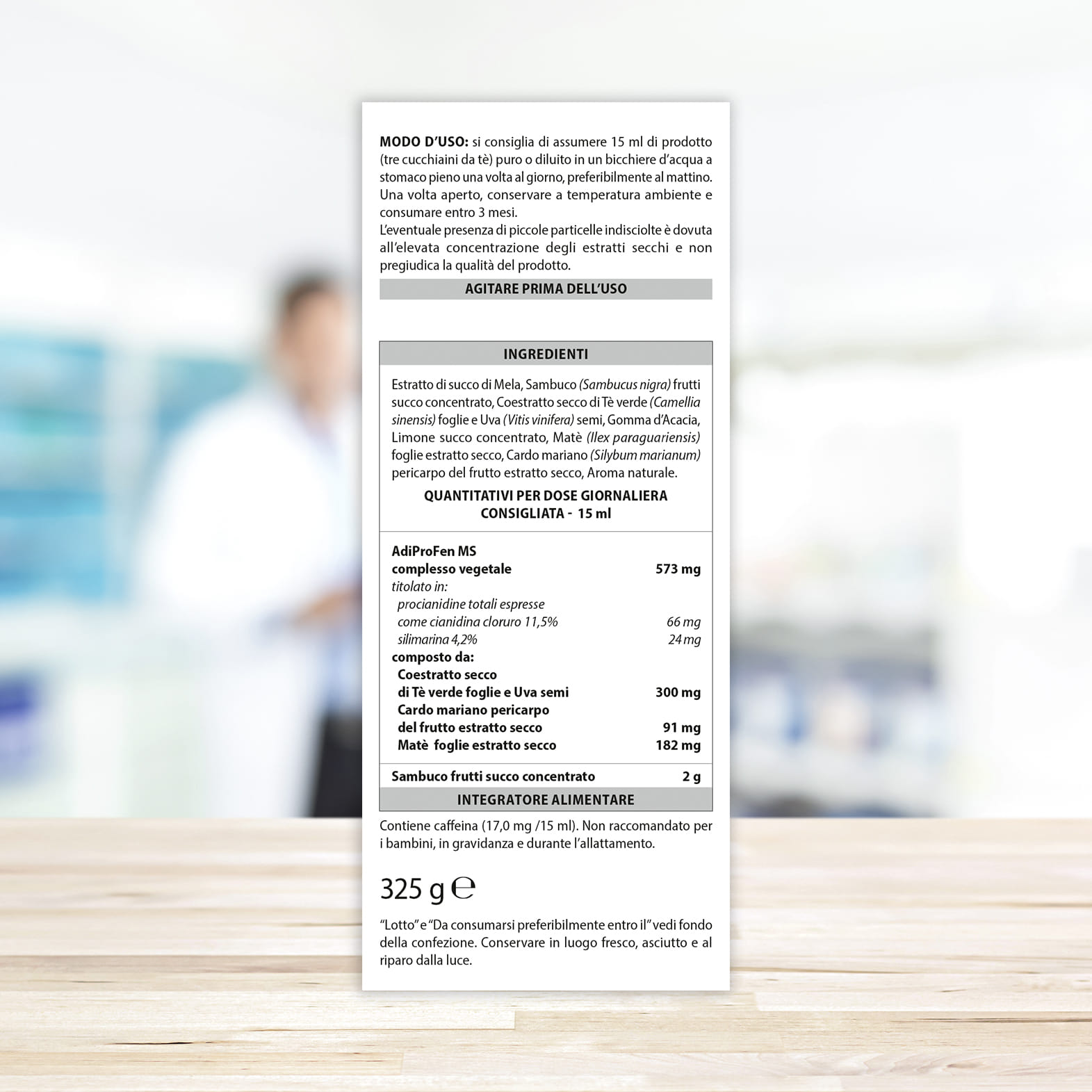 ADIPROX ADVANCED CONCENTRATO FLUIDO 325 G