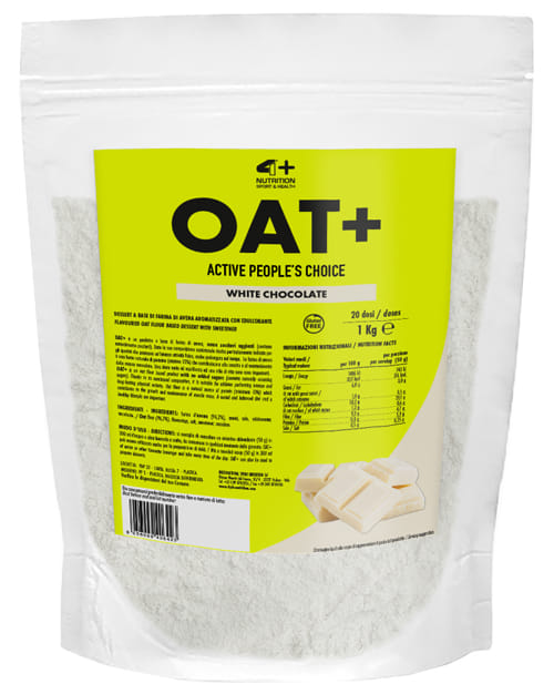 4+ NUTRITION OAT+ CIOCCOLATO BIANCO 1 KG