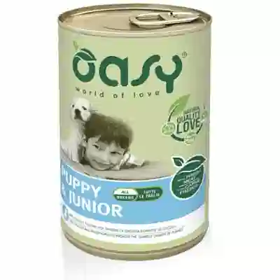OASY WET DOG LIFESTAGE PUPPY LATTINA 400 G