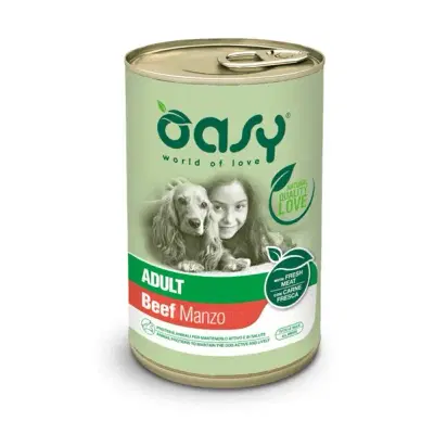 OASY WET DOG LIFESTAGE ADULT MANZO LATTINA 400 G OASY WET DOG LIFESTAGE ADULT MANZO LATTINA 400 G