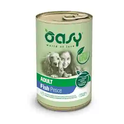 OASY WET DOG LIFESTAGE ADULT PESCE LATTINA 400 G