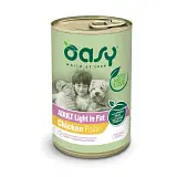 OASY WET DOG LIFESTAGE  ADULT LIGHT IN FAT LATTINA 400 G