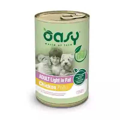 OASY WET DOG LIFESTAGE  ADULT LIGHT IN FAT LATTINA 400 G
