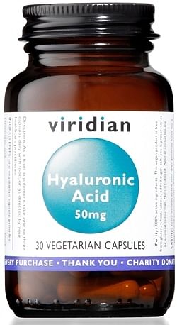 Viridian Hyaluronic Acid 30 Capsule Viridian Acido Ialuronico