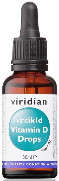 Viridian Viridikid Vitamin D3 400 Ui Gocce 30 Ml