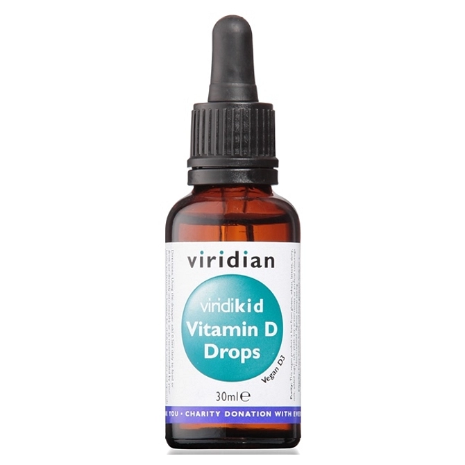 Viridian Viridikid Vitamin D3 400 Ui Gocce 30 Ml