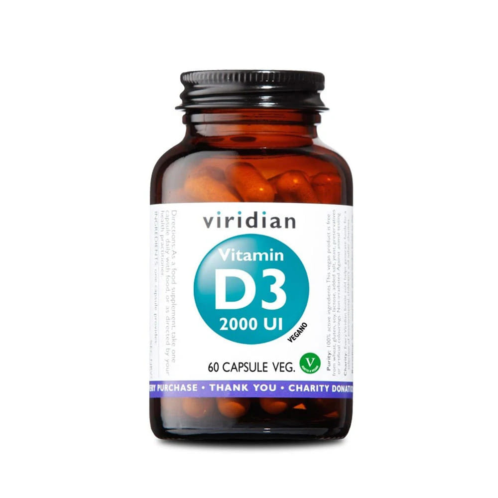 VIRIDIAN VITAMIN D3 2000IU 60CPS