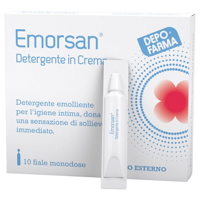 Emorsan Detergente In Crema 10 Fiale Monodose Da 3,5 Ml