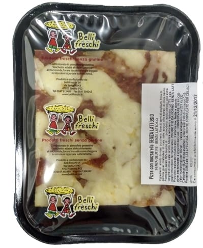 PIZZA MOZZARELLA SENZA LATTOSIO 150 G