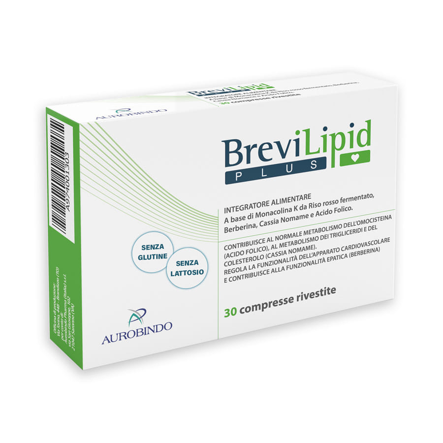 BREVILIPID PLUS 30 COMPRESSE SENZA GLUTINE SENZA LATTOSIO