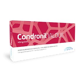 Siringa Intra Articolare Condronil Ialdue Preriempita Acido Ialuronico Sale Sodico 40 Mg 2 Ml