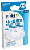 MEDICAZIONE UNIDEA 7,5X10 CM STERILE IMPERMEABILE 4 PEZZI