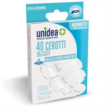 CEROTTO UNIDEA TESSUTO NON TESSUTO ASSORTITI 40 PEZZI CEROTTO UNIDEA TESSUTO NON TESSUTO ASSORTITI 40 PEZZI