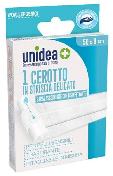 Cerotto In Striscia Unidea Tessuto Non Tessuto 50 X8 Cm