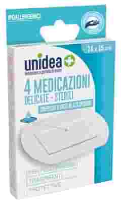 MEDICAZIONE STERILE UNIDEA TESSUTO NON TESSUTO 10X25 CM 4 PEZZI