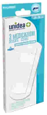MEDICAZIONE STERILE UNIDEA TESSUTO NON TESSUTO 10X30 CM 3 PEZZI
