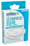 COMPRESSA GARZA OCULARE UNIDEA 9,5X6,5 CM 10 PEZZI