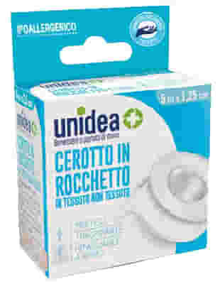CEROTTO IN ROCCHETTO UNIDEA TESSUTO NON TESSUTO M 5X1,25 CM 1 PEZZO