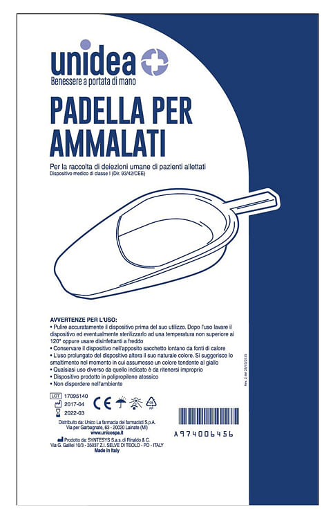 Padella Per Raccolta Urine Unidea Da 800 Ml