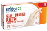 GUANTI IN LATTICE SENZA POLVERE UNIDEA MISURA LARGE 100 PEZZI
