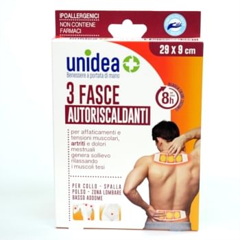 Fascia Riscaldante Unidea 29 X9 Cm 3 Pezzi