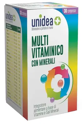 UNIDEA MULTIVITAMINICO 30 COMPRESSE UNIDEA MULTIVITAMINICO 30 COMPRESSE
