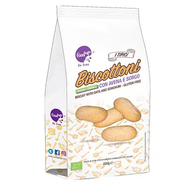 BISCOTTONI AVENA E SORGO 200 G BISCOTTONI AVENA E SORGO 200 G