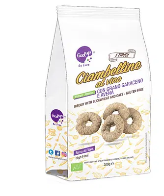 CIAMBELLINE VINO GRANO SARACENO E AVENA 200 G CIAMBELLINE VINO GRANO SARACENO E AVENA 200 G