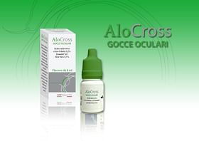 Alocross Gocce Oculari Acido Ialuronico Cross Linkato 0,2% E Aloe Vera 8 Ml
