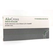 ALOCROSS SOLUZIONE OFTALMICA ACIDO IALURONICO CROSS-LINKATO 0,2% E ALOE VERA 15 MONODOSE DA 0,35 ML