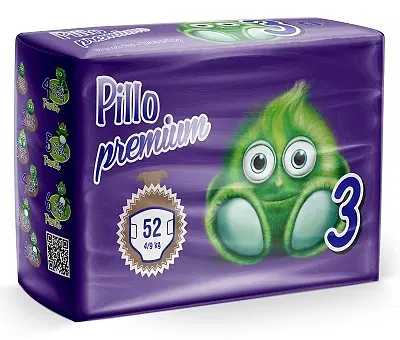 PANNOLINO PILLO PREMIUM DRYWAY MIDI 52 PEZZI PANNOLINO PILLO PREMIUM DRYWAY MIDI 52 PEZZI