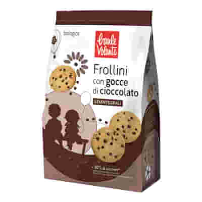BAULE VOLANTE FROLLINI CON GOCCE DI CIOCCOLATO SEMINTEGRALI