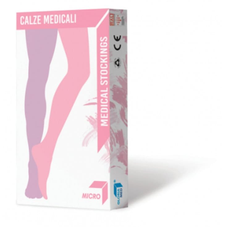 Gloriamed Micro 181 Collant Lungo Nero Misura Medium 1 Paio