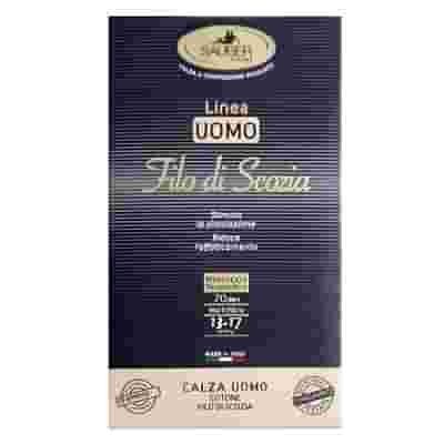 CALZA SAUBER UOMO FILO DI SCOZIA 70 NERO MEDIA PROMO 1 PAIO