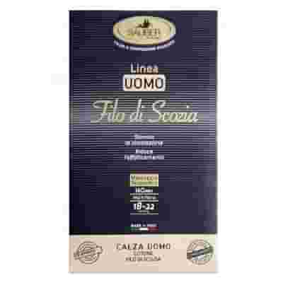 CALZA SAUBER UOMO FILO DI SCOZIA 140 BLU MEDIA