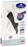SAUBER CALZA DONNA FANTASIA FILATO Q-SKIN 70 DEN GRIGIO POIS ROSA TAGLIA M