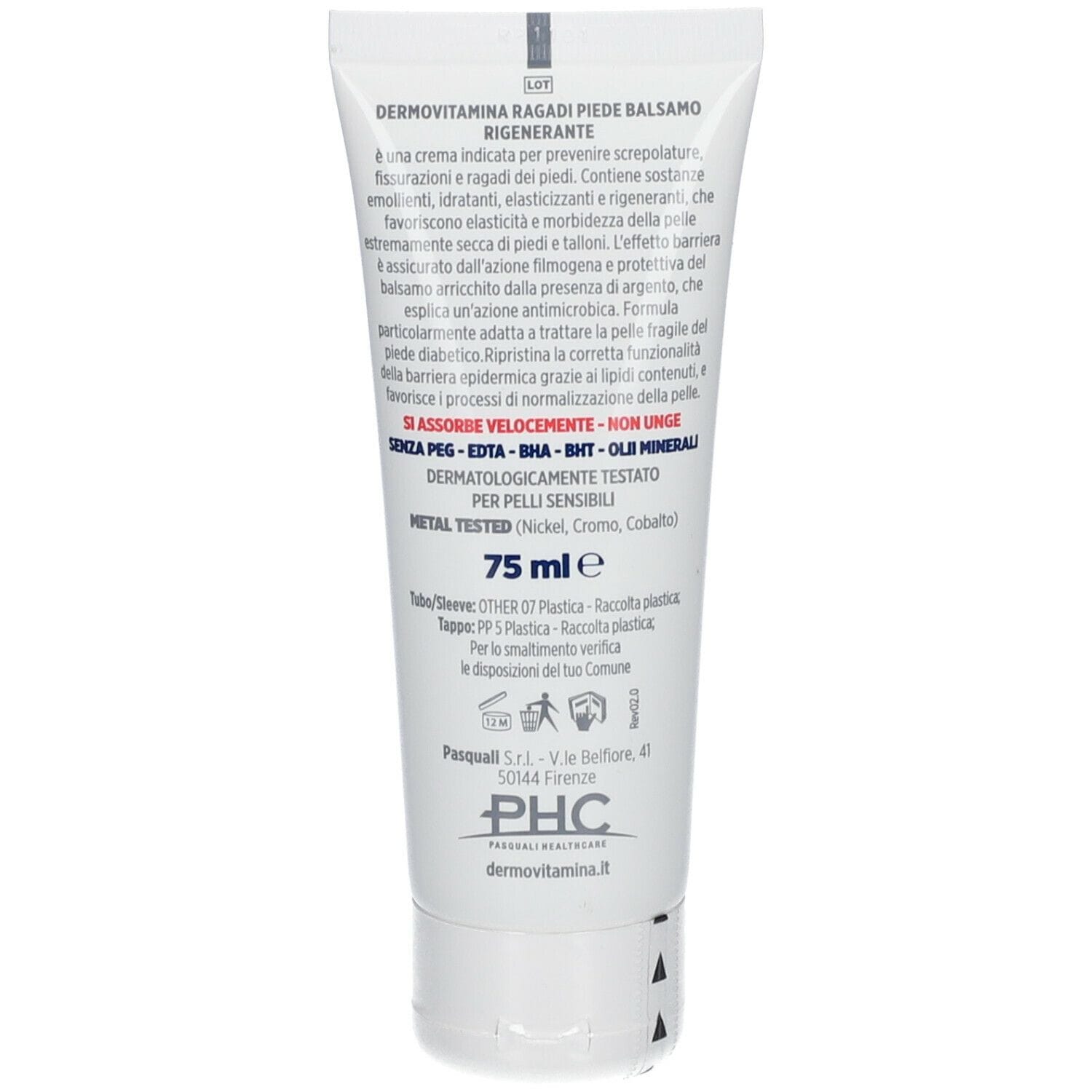 DERMOVITAMINA RAGADI PIEDI BALSAMO RIGENERANTE 75 ML