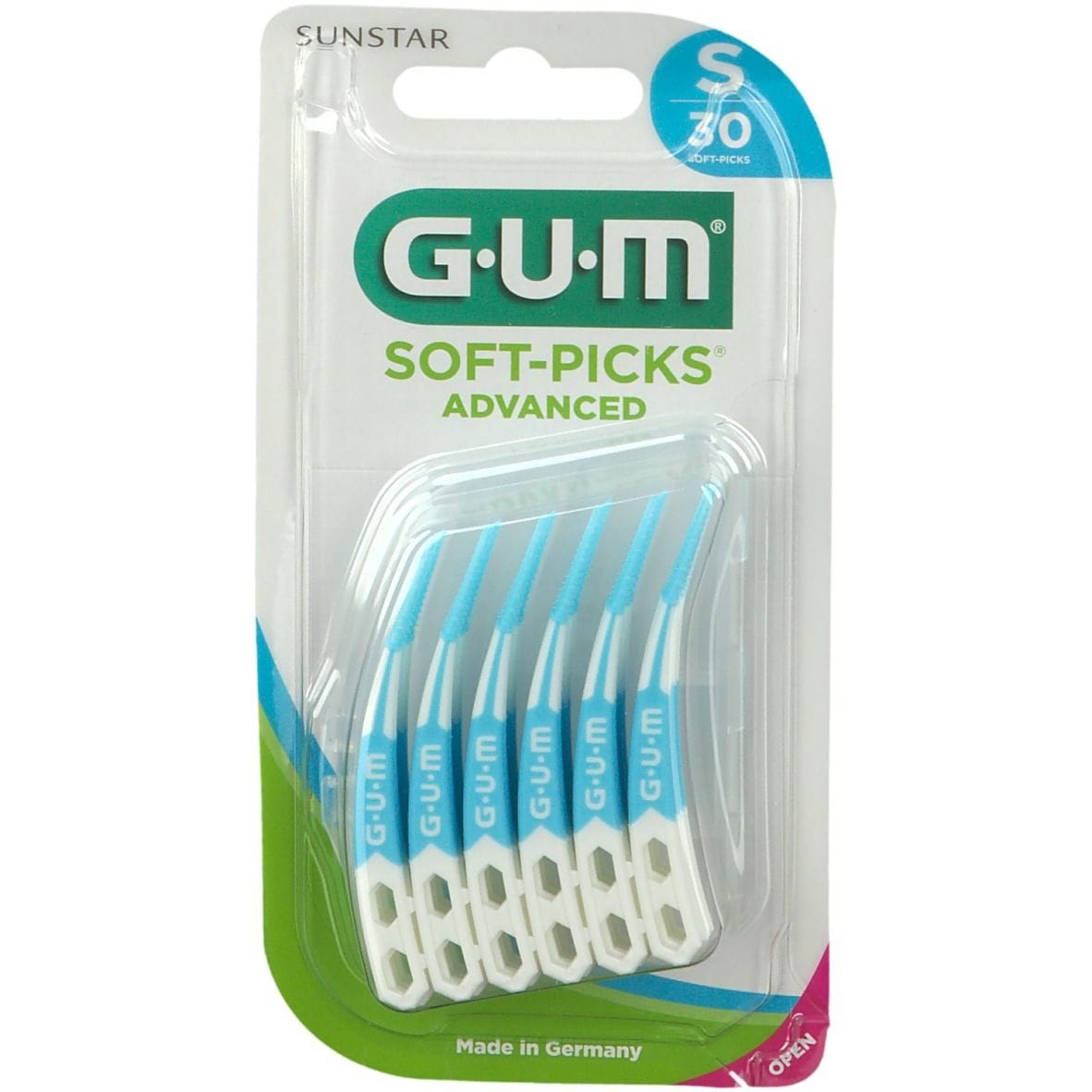GUM SOFTPICKS ADVANCE SCOVOLINO SMALL GOMMA 30 PEZZI