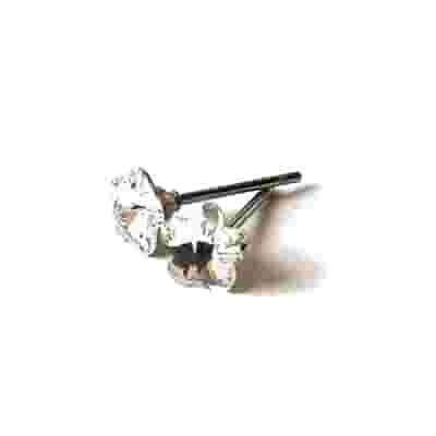 ORECCHINI STERILI IN121C NIOBIO FIORE CRYSTAL