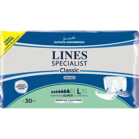 Pannolone A Mutanda Lines Specialist Classic Super Mg 30 Pezzi 1000farmacie